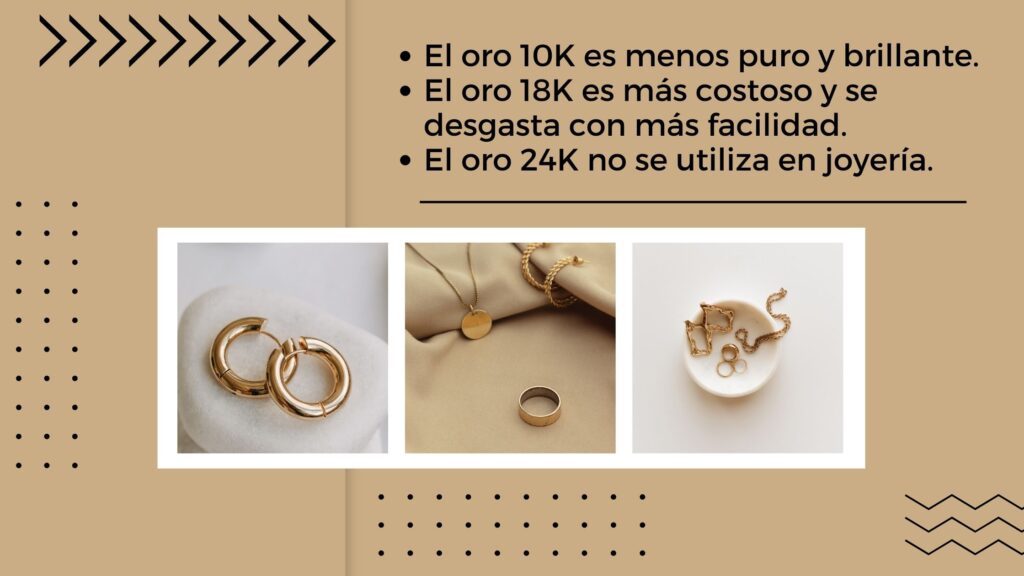 Oro 14K: ¿qué diferencia tiene del 10k, 18k y 24k y por qué los estadounidenses lo prefieren?