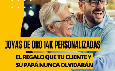 Joyas de oro 14k personalizadas para hombres: el regalo perfecto para el día del padre