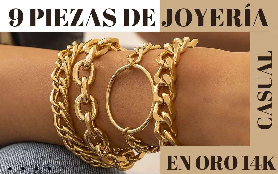 Joyería casual de oro 14k: 9 piezas para uso diario 