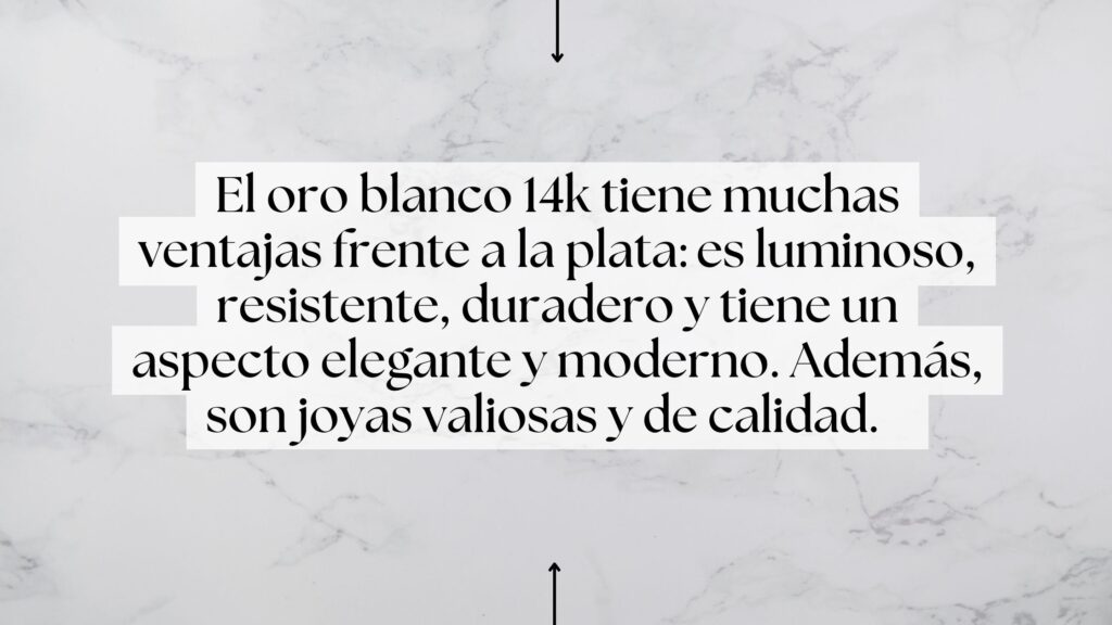  Oro blanco 14k, Centro Joyero, joyería de oro, catálogo de oro. 
